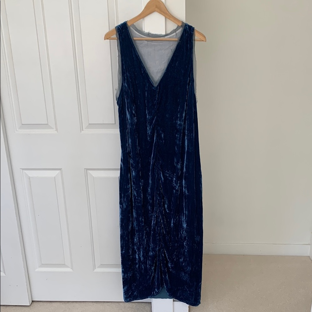 Hazel Brown Velvet Dress